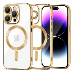 Etui Tech-Protect Magshine Magsafe Apple iPhone 15 Pro Max arany