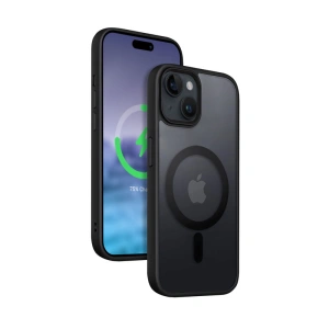 Hurtownia GSM - Etui Crong Hybrid Frost MAG Cover Apple iPhone 15 MagSafe (czarny) - CRG639 - {ean13} - Hurt