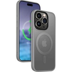 Hurtownia GSM - Etui Crong Hybrid Frost MAG Cover Apple iPhone 15 Pro Max MagSafe (gri) - CRG644 - {ean13} - Hurt