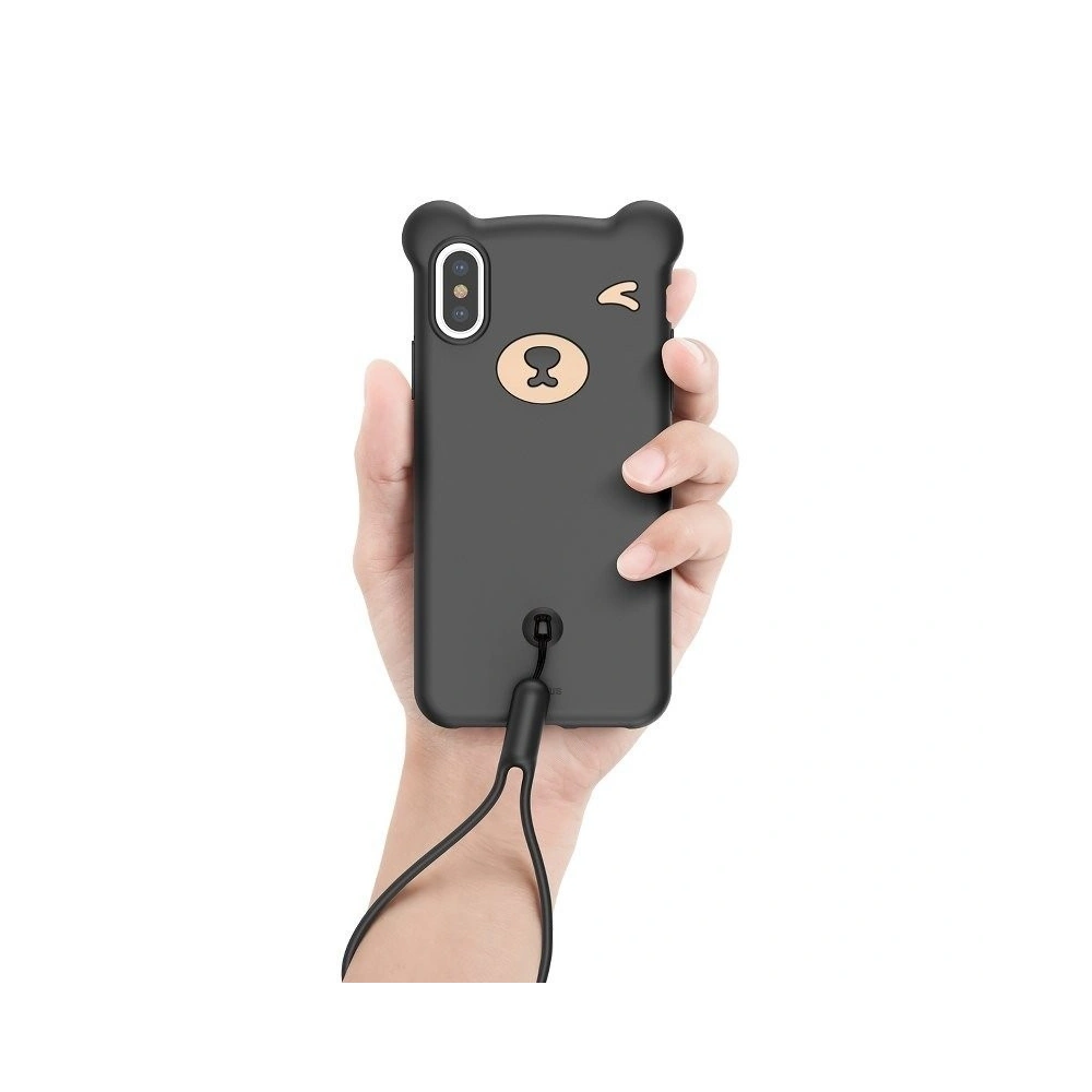 Hurtownia GSM - Etui Baseus Bear iPhone X / XS - czarne - BSU235BLK - {ean13} - Hurt