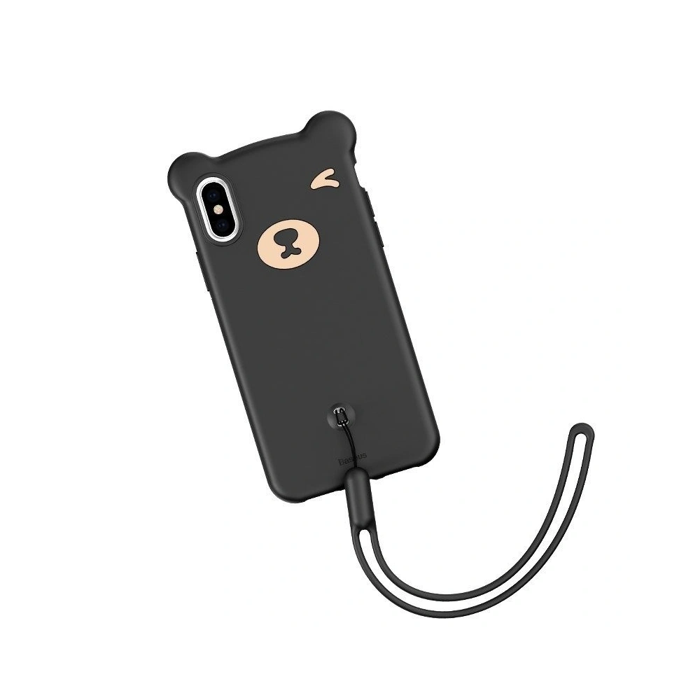 Hurtownia GSM - Etui Baseus Bear iPhone X / XS - černé - BSU235BLK - {ean13} - Hurt