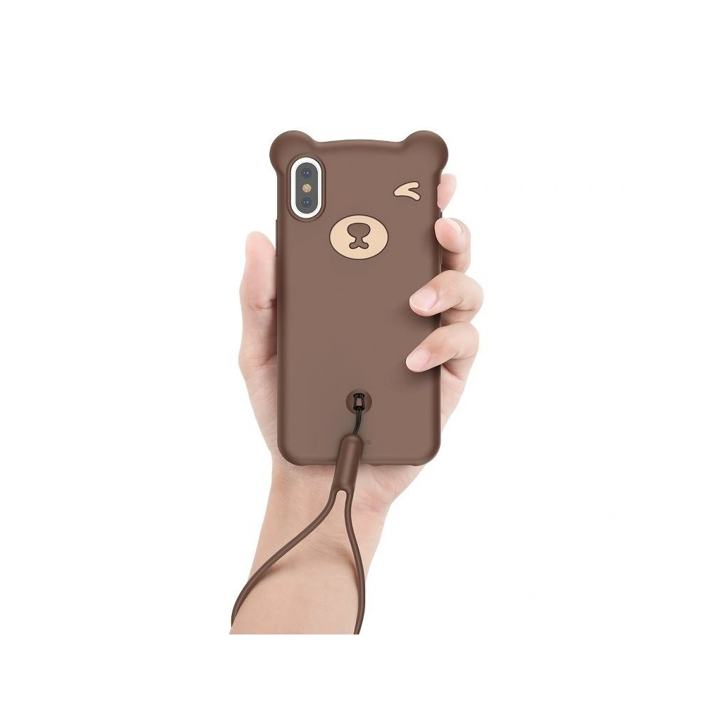 Hurtownia GSM - Etui Baseus Bear iPhone X / XS - hnědé - BSU236BR - {ean13} - Hurt