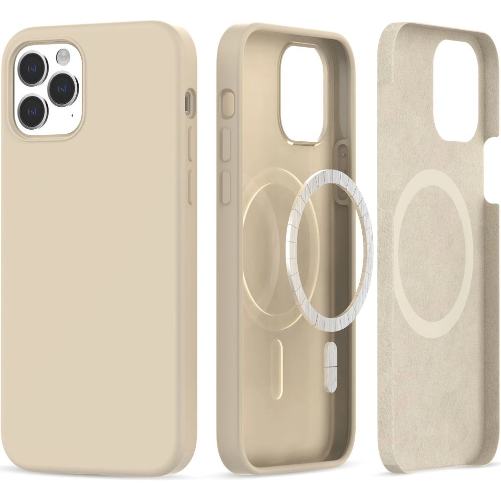 Hurtownia GSM - Case Tech-Protect Silikon Magsafe Apple iPhone 12/12 Pro Beige - THP2232 - {ean13} - Hurt