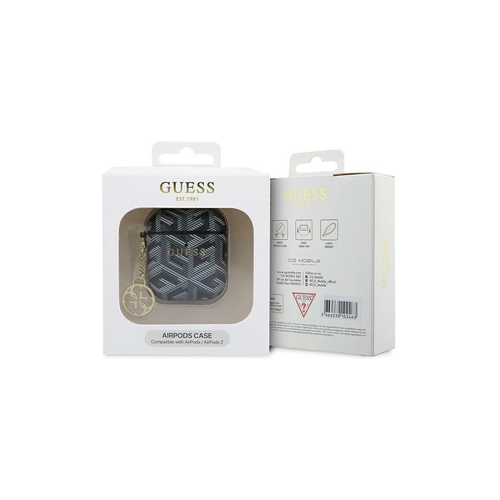 Hurtownia GSM - Etui Guess GUA2PGCE4CK Apple AirPods 1/2 husă GCube Charm negru/black - GUE2769 - {ean13} - Hurt