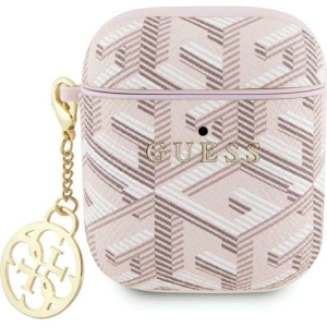 Hurtownia GSM - Etui Guess GUA2PGCE4CP Apple AirPods 1/2 kryt GCube Charm růžový/pink - GUE2770 - {ean13} - Hurt