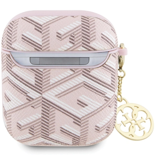 Etui Guess GUA2PGCE4CP Apple AirPods 1/2 cover GCube Charm różowy/pink