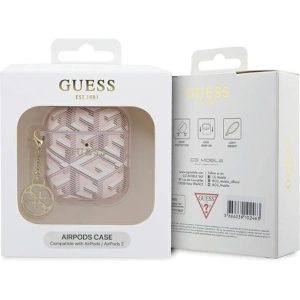 Hurtownia GSM - Etui Guess GUA2PGCE4CP Apple AirPods 1/2 kryt GCube Charm růžový/pink - GUE2770 - {ean13} - Hurt