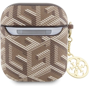 Hurtownia GSM - Etui Guess GUA2PGCE4CW Appple AirPods 1/2 kryt GCube Charm hnědý/brown - GUE2771 - {ean13} - Hurt