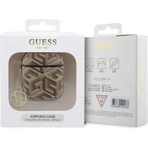 Hurtownia GSM - Etui Guess GUA2PGCE4CW Appple AirPods 1/2 kryt GCube Charm hnědý/brown - GUE2771 - {ean13} - Hurt