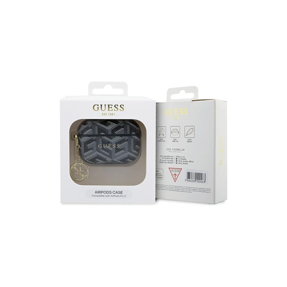 Hurtownia GSM - Etui Guess GUAP2PGCE4CK Apple AirPods Pro 2 obal GCube Charm černý/black - GUE2772 - {ean13} - Hurt