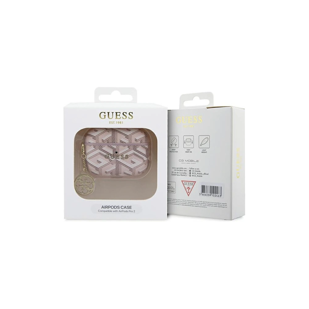 Hurtownia GSM - Etui Guess GUAP2PGCE4CP Apple AirPods Pro 2 kryt GCube Charm růžový/pink - GUE2773 - {ean13} - Hurt