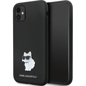 Hurtownia GSM - Etui Karl Lagerfeld KLHCN61SMHCNPK hardcase pentru iPhone 11/XR Silicon C Pin Metal negru/black - KLD1634 - {ean13} - Hurt
