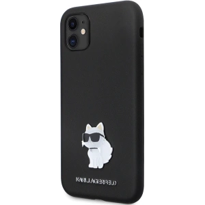 Hurtownia GSM - Etui Karl Lagerfeld KLHCN61SMHCNPK hardcase pentru iPhone 11/XR Silicon C Pin Metal negru/black - KLD1634 - {ean13} - Hurt