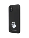Hurtownia GSM - Case Karl Lagerfeld KLHCN61SMHCNPK iPhone 11/XR Hardcase Silicone C Metal Pin schwarz/black - KLD1634 - {ean13} - Hurt