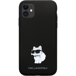 Hurtownia GSM - Etui Karl Lagerfeld KLHCN61SMHCNPK hardcase pentru iPhone 11/XR Silicon C Pin Metal negru/black - KLD1634 - {ean13} - Hurt