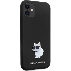 Hurtownia GSM - Etui Karl Lagerfeld KLHCN61SMHCNPK hardcase pentru iPhone 11/XR Silicon C Pin Metal negru/black - KLD1634 - {ean13} - Hurt