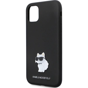 Hurtownia GSM - Etui Karl Lagerfeld KLHCN61SMHCNPK hardcase pentru iPhone 11/XR Silicon C Pin Metal negru/black - KLD1634 - {ean13} - Hurt