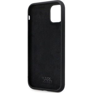 Hurtownia GSM - Etui Karl Lagerfeld KLHCN61SMHCNPK hardcase pentru iPhone 11/XR Silicon C Pin Metal negru/black - KLD1634 - {ean13} - Hurt