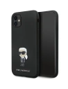 Etui Karl Lagerfeld KLHCN61SMHKNPK iPhone 11/XR Silicon Ikonik Metal Pin negru/black