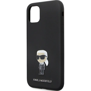Hurtownia GSM - Etui Karl Lagerfeld KLHCN61SMHKNPK iPhone 11/XR Silicon Ikonik Metal Pin negru/black - KLD1635 - {ean13} - Hurt