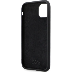 Hurtownia GSM - Etui Karl Lagerfeld KLHCN61SMHKNPK iPhone 11/XR Silicon Ikonik Metal Pin negru/black - KLD1635 - {ean13} - Hurt