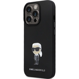 Hurtownia GSM - Case Karl Lagerfeld KLHCP13LSMHKNPK iPhone 13/13 Pro Silikon Ikonik Metal Pin schwarz/black - KLD1637 - {ean13} - Hurt