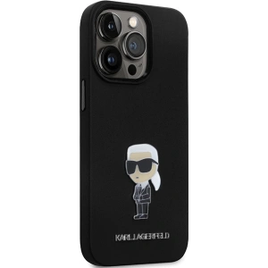 Hurtownia GSM - Case Karl Lagerfeld KLHCP13LSMHKNPK iPhone 13/13 Pro Silikon Ikonik Metal Pin schwarz/black - KLD1637 - {ean13} - Hurt