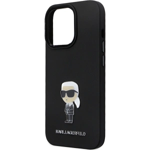 Hurtownia GSM - Case Karl Lagerfeld KLHCP13LSMHKNPK iPhone 13/13 Pro Silikon Ikonik Metal Pin schwarz/black - KLD1637 - {ean13} - Hurt