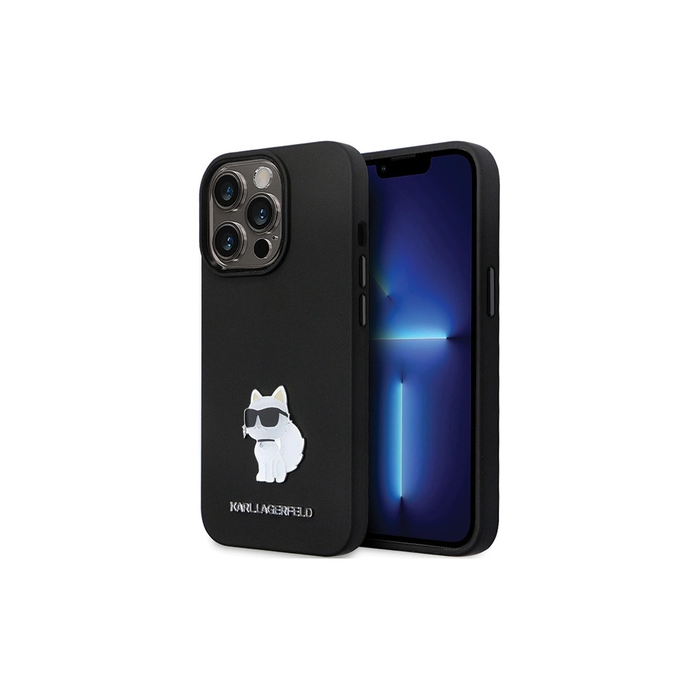 Hurtownia GSM - Etui Karl Lagerfeld KLHCP13XSMHCNPK iPhone 13 Pro Max hardcase Silicone C Metal Pin negru/black - KLD1638 - {ean13} - Hurt