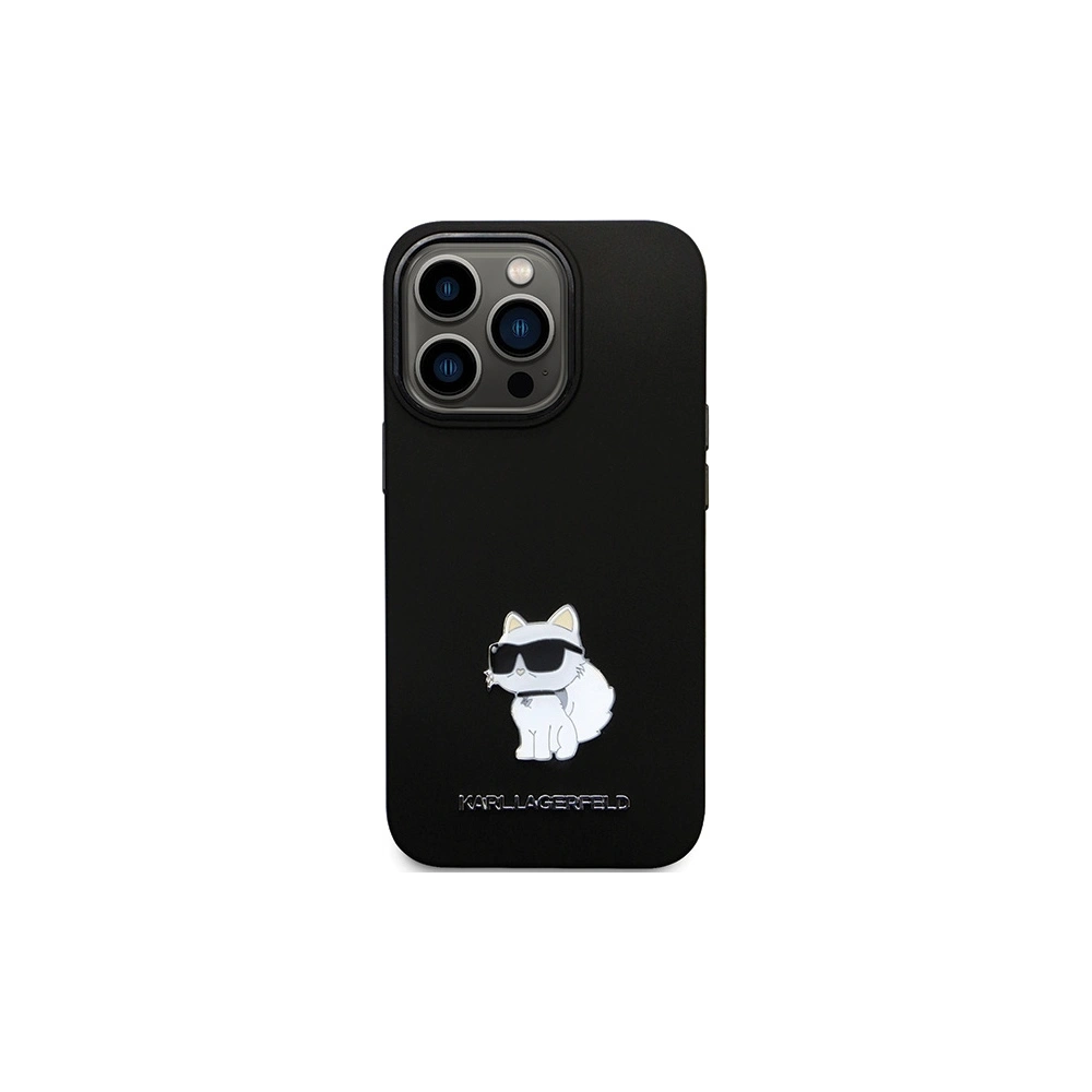 Hurtownia GSM - Etui Karl Lagerfeld KLHCP13XSMHCNPK iPhone 13 Pro Max hardcase Silicone C Metal Pin negru/black - KLD1638 - {ean13} - Hurt