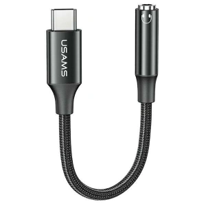 Hurtownia GSM - Adapter USAMS AU16 USB-C / jack 3.5m fehér/white (US-SJ599) - USA985 - {ean13} - Hurt
