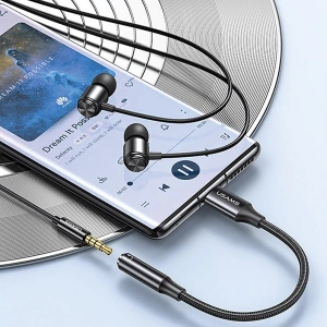 Hurtownia GSM - Adaptér USAMS AU16 USB-C / jack 3.5m bílý/white (US-SJ599) - USA985 - {ean13} - Hurt