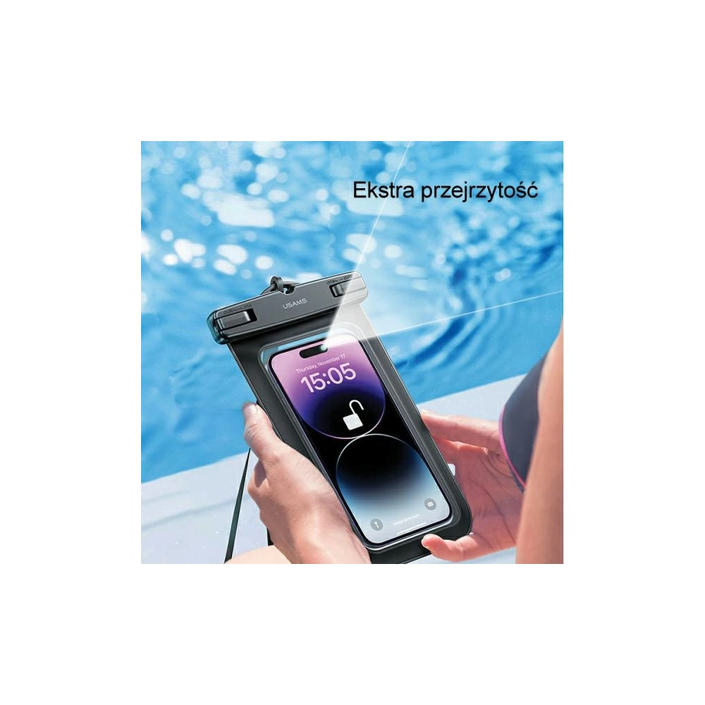 Hurtownia GSM - Wasserdichtes Case USAMS FSD1202 6,7 Zoll IP68 weiß/white (US-YD012) - USA986 - {ean13} - Hurt