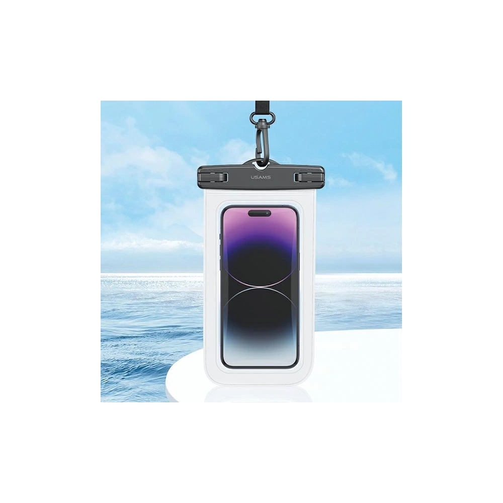 Hurtownia GSM - Wasserdichtes Case USAMS FSD1202 6,7 Zoll IP68 weiß/white (US-YD012) - USA986 - {ean13} - Hurt