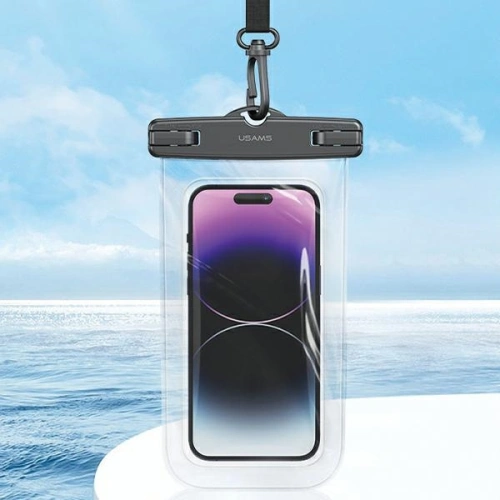 Etui wodoodporne USAMS FSD1203 6,7 cali IP68 transparent (US-YD012)