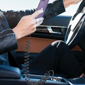 Hurtownia GSM - Automobilová nabíječka USAMS US-CC193 1xUSB-A 18W+1xUSB-C 30W + kabel Lightning 30W PD+QC rychlé nabíjení černá/black - USA990 - {ean13} - Hurt