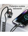 Hurtownia GSM - USAMS US-CC192 autós töltő 1xUSB-A 18W+1xUSB-C 30W + USB-C 30W PD+QC Gyors Töltő kábel fekete/szín. - USA991 - {ean13} - Hurt
