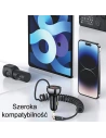 Hurtownia GSM - USAMS US-CC192 autós töltő 1xUSB-A 18W+1xUSB-C 30W + USB-C 30W PD+QC Gyors Töltő kábel fekete/szín. - USA991 - {ean13} - Hurt