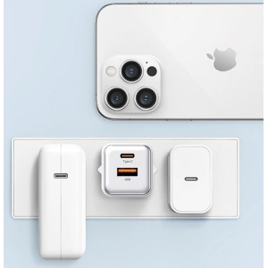 Hurtownia GSM - Síťová nabíječka USAMS US-CC189 1xUSB-A 18W+1xUSB-C 30W PD Rychlé nabíjení X-ron Series černá/black - USA993 - {ean13} - Hurt
