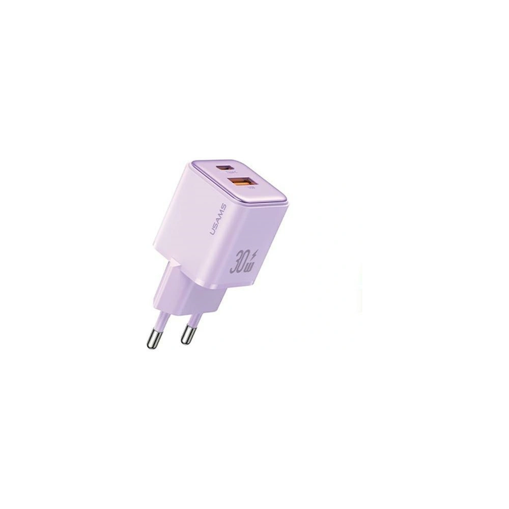 Hurtownia GSM - USAMS US-CC189 Netzladegerät 1xUSB-A 18W + 1xUSB-C 30W PD Schnellladung X-ron Serie lila/purple - USA994 - {ean13} - Hurt
