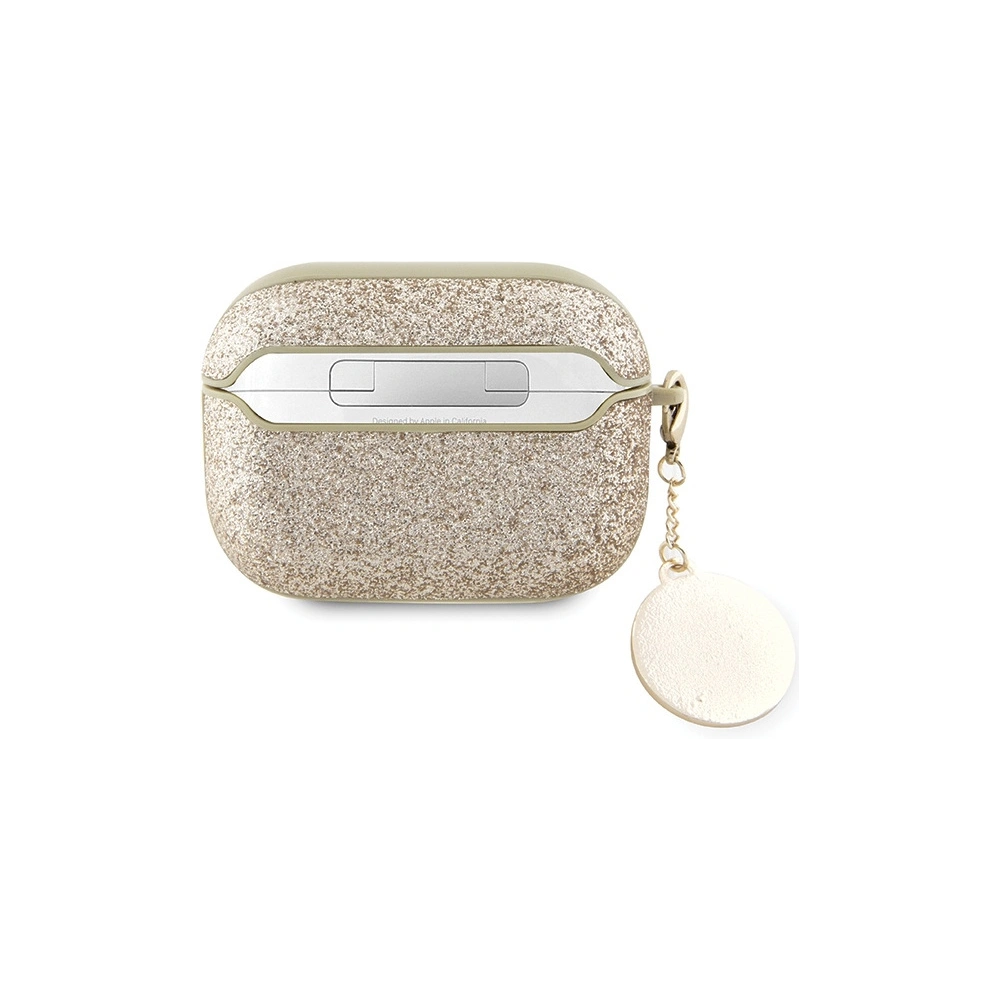 Hurtownia GSM - Etui Guess GUAP2PGEHCDD husă pentru AirPods Pro 2 Farmec cu diamant strălucitor inimă aurie/gold - GUE2775 - {ean13} - Hurt