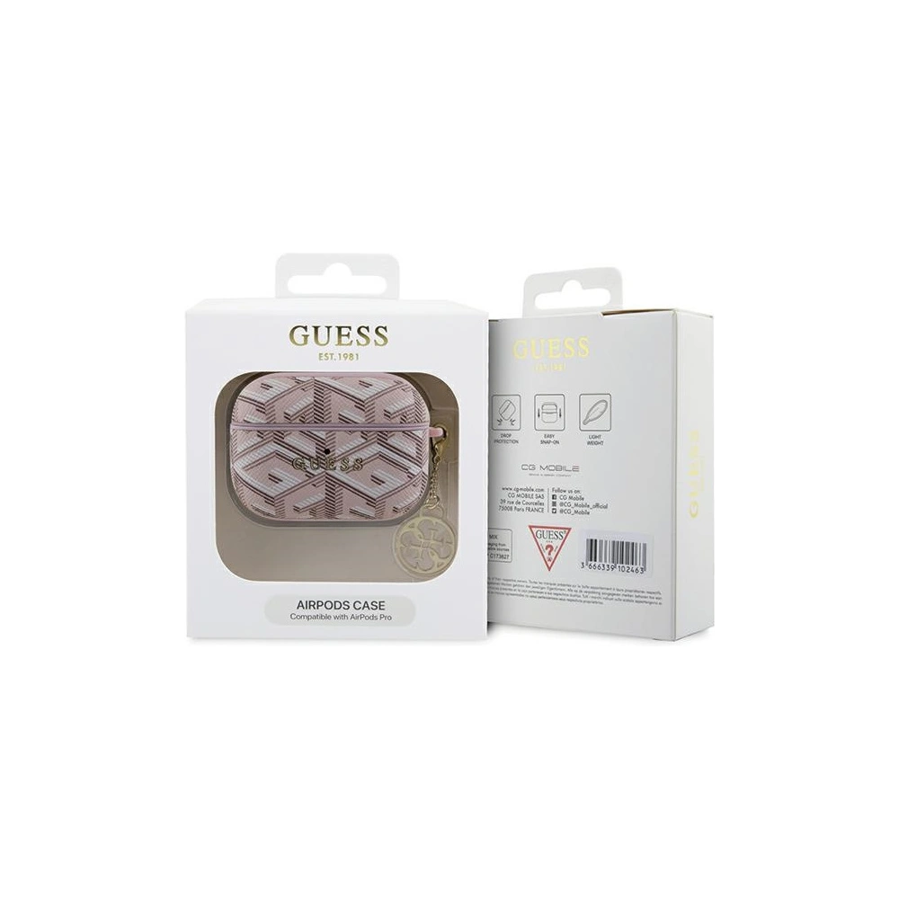 Hurtownia GSM - Etui Guess GUAPPGCE4CP kryt na AirPods Pro GCube Charm růžový/pink - GUE2778 - {ean13} - Hurt