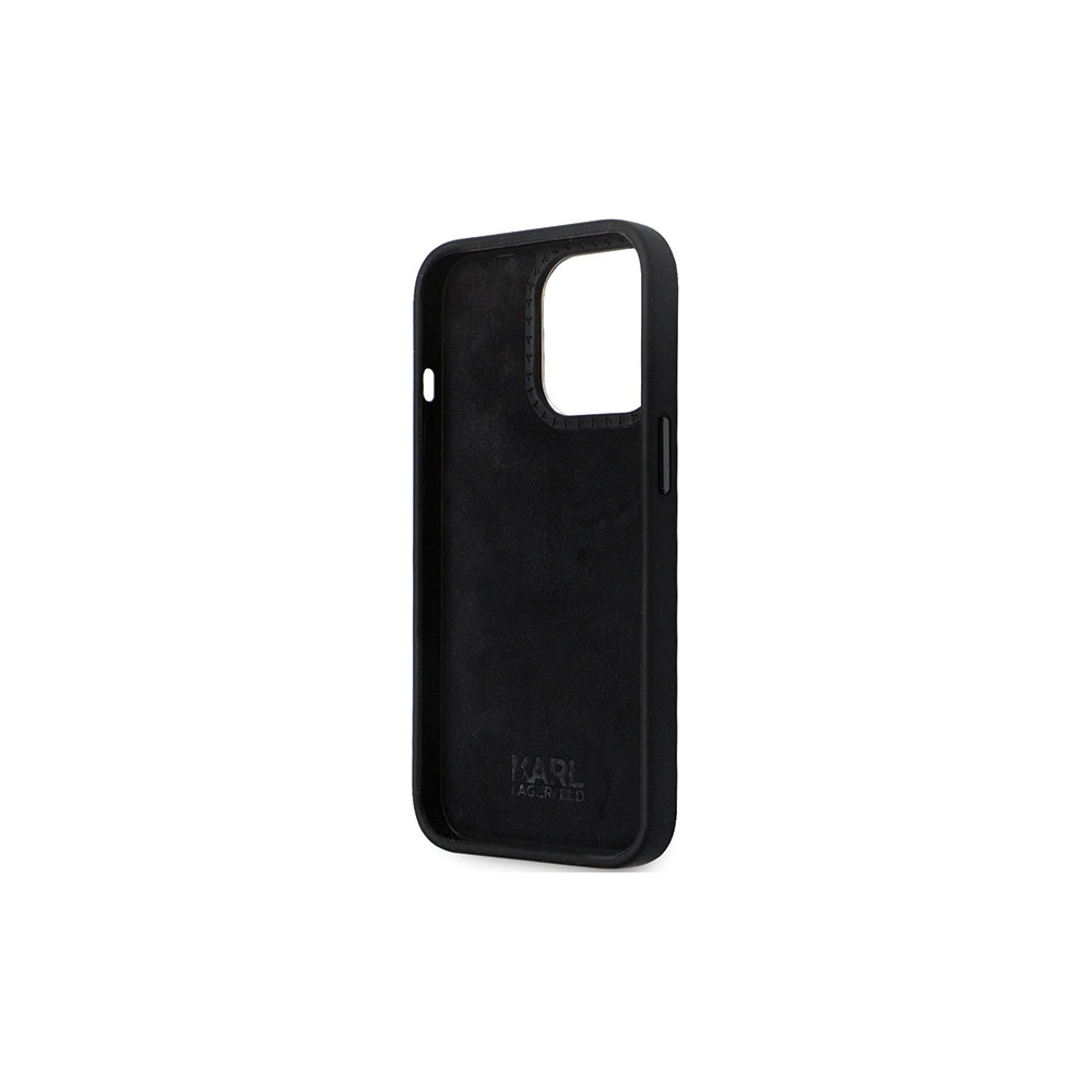 Hurtownia GSM - Etui Karl Lagerfeld KLHCP13XSMHKNPK iPhone 13 Pro Max Silicone Ikonik Metal Pin černý/black - KLD1639 - {ean13} - Hurt