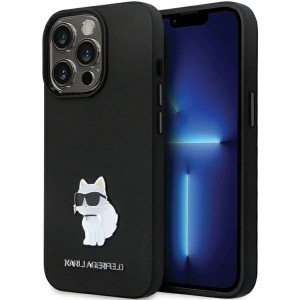 Hurtownia GSM - Etui Karl Lagerfeld KLHCP14LSMHCNPK iPhone 14 Pro hardcase Silicone C Metal Pin negru/black - KLD1640 - {ean13} - Hurt