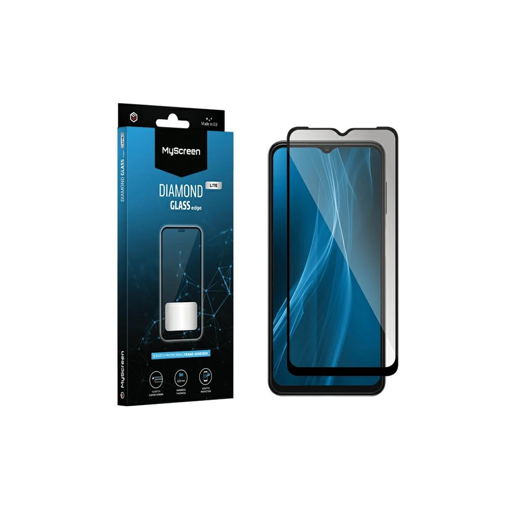 Hurtownia GSM - Sklářské sklo MyScreen Diamond Glass Edge Lite FG Xiaomi Redmi 10A Full Glue černé/black - MSRN425 - {ean13} - Hurt