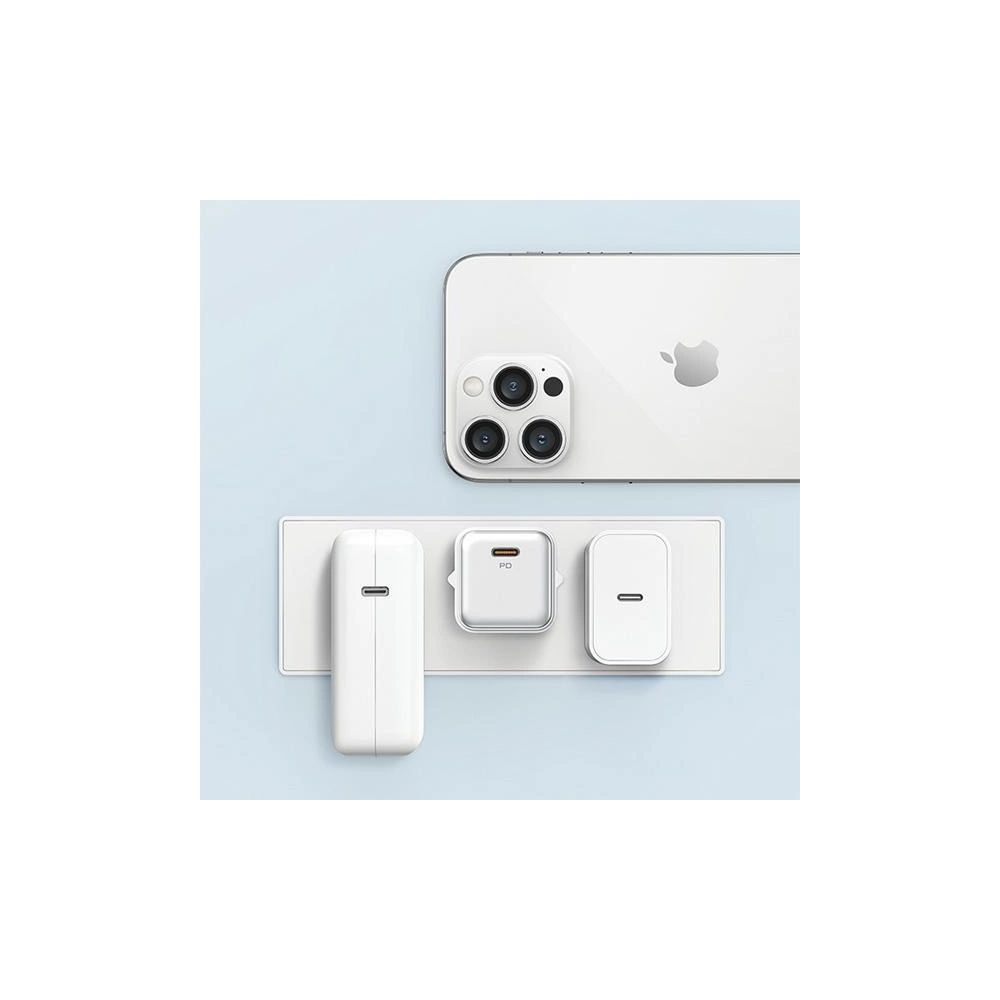 Hurtownia GSM - Síťová nabíječka USAMS CC183TC02 1xUSB-C 20W PD Rychlé nabíjení X-ron Series bílá/bílá - USA995 - {ean13} - Hurt