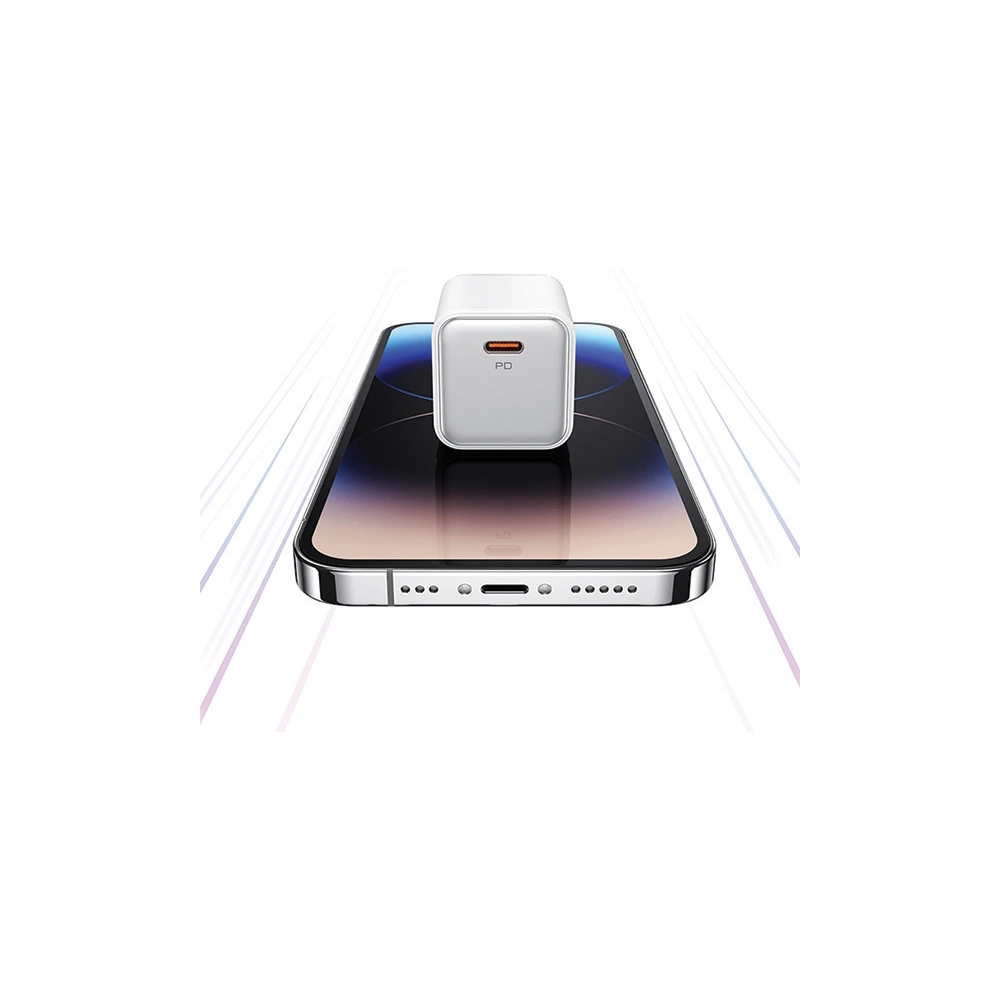 Hurtownia GSM - USAMS CC186TC02 Netzladegerät 1xUSB-C 30W PD Schnellladung X-ron Serie weiß/white - USA998 - {ean13} - Hurt