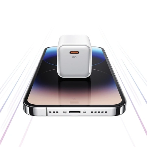 Ładowarka sieciowa USAMS CC186TC01 1xUSB-C 30W PD Fast Charging X-ron Series czarny/black