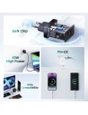 Wholesale USAMS CC178TC01 wall charger 1xUSB-C+1xUSB-A 45W GaN PD+QC Fast Charging black - USA1002 - {ean13} - Hurt