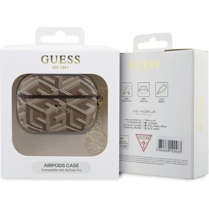 Etui Guess GUAPPGCE4CW AirPods Pro cover GCube Charm brązowy/brown